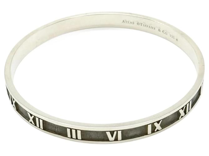 Tiffany & Co Pulseira bangle Tiffany Atlas em prata 925  ref.2014947