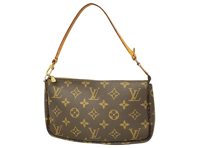Louis Vuitton Pochette Accessoire Brown Cloth  ref.2015000