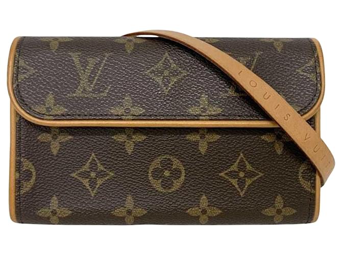 Louis Vuitton Florentine Marrom Lona  ref.2015080