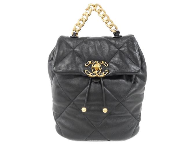 Chanel 19 Line AS4223 Backpack Black