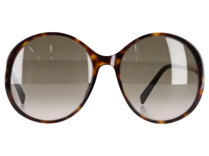 Givenchy Round Oversized Sunglasses in Brown Acetate