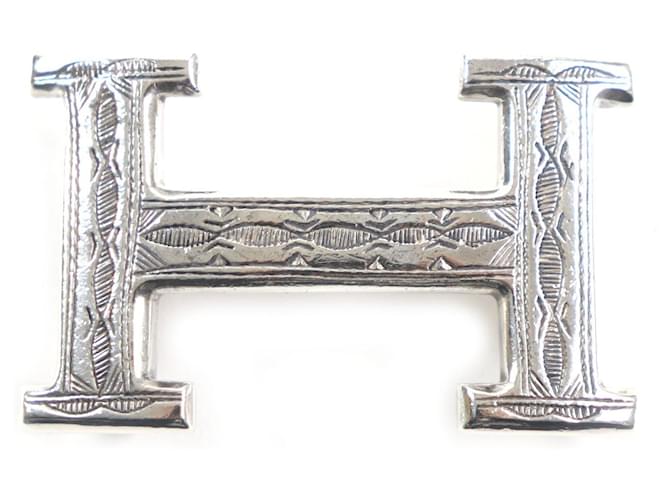 Hermès Hermes Touareg Buckle Constance H-belt Silver Silvery Metallic Metal  ref.2015710