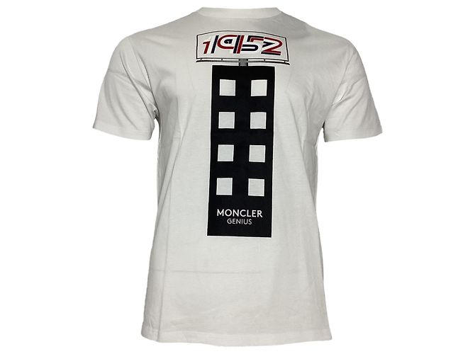 Camiseta Moncler Genius 1952 en algodón blanco