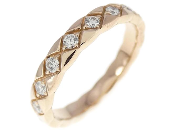 Chanel Coco Crush Band Ring Pink gold  ref.2016016