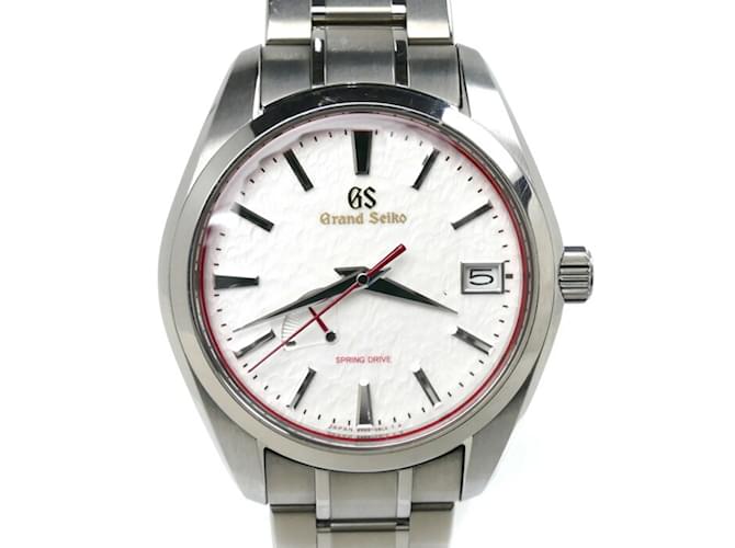 Grand Seiko Spring Drive Snow White Limited Edition Wristwatch Silvery  ref.2016801