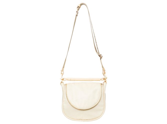 Autre Marque Bolsa de ombro de camomila Borbonese Cru