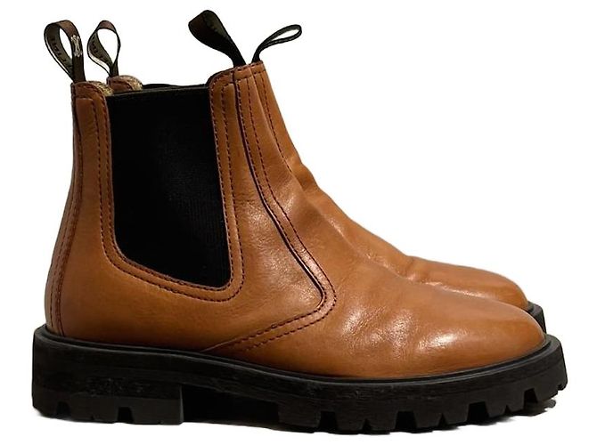 Céline Botas ankle CELINE T.EU 37 Couro Camelo