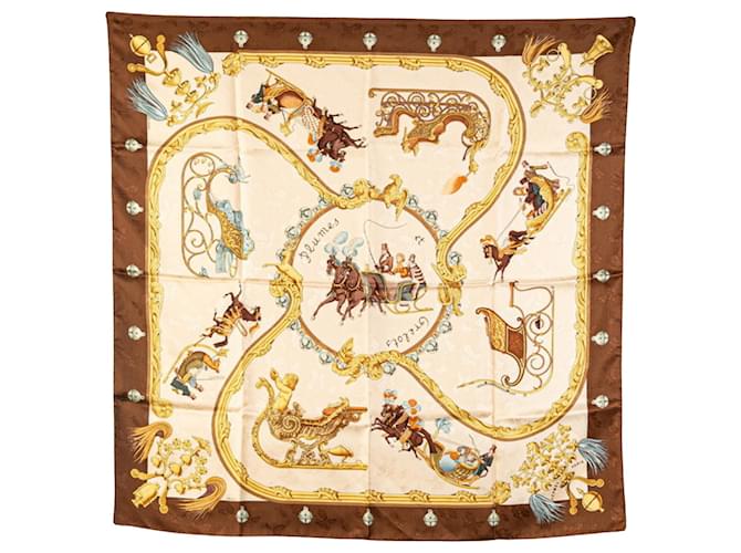 Hermès Carré 90 Multiple colors Silk  ref.2018039