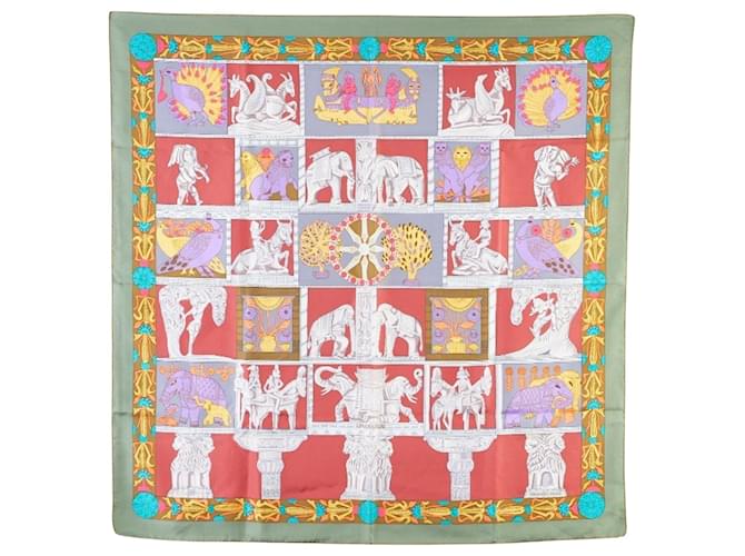 Hermès Carré 90 Multiple colors Silk  ref.2018041