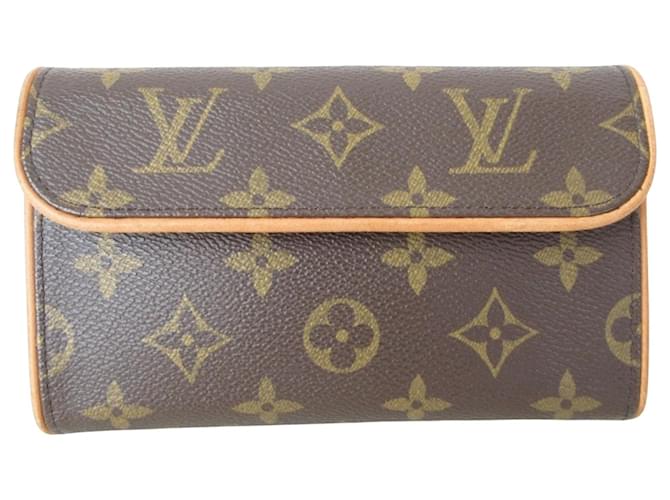 Louis Vuitton Florentine Marrom Lona  ref.2018499