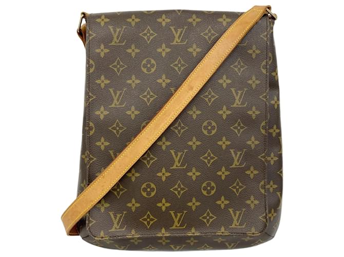 Louis Vuitton Musette Salsa Brown Cloth  ref.2018627