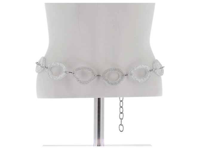 Autre Marque LA MANSO Cinturones T.cm 80 Otro Plata
