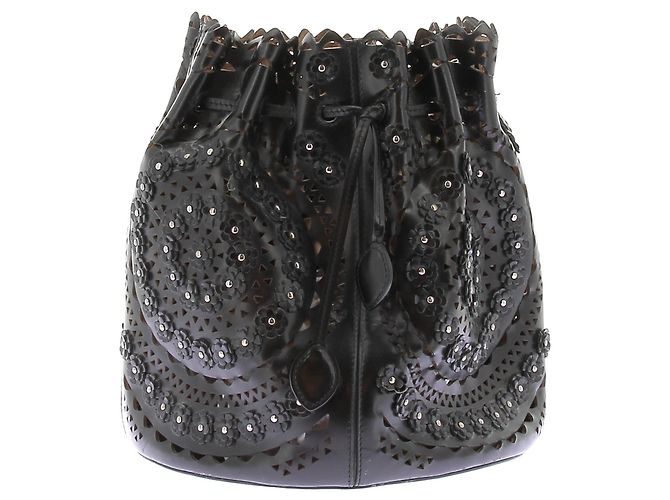 Alaïa Sacs à main ALAIA T. Cuir Noir