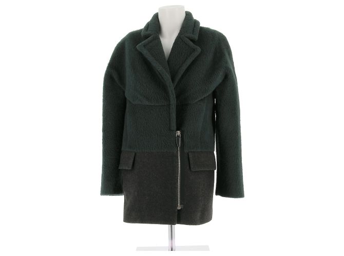 ALEXANDER WANG Coats T.US 2 Wool Green