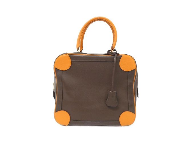 Hermès Sac à main Hermes Omnibus PM Orange Chocolat