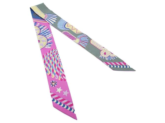 Hermès EPAULETTES DE GALA Foulard Twilly Soie  ref.2019368