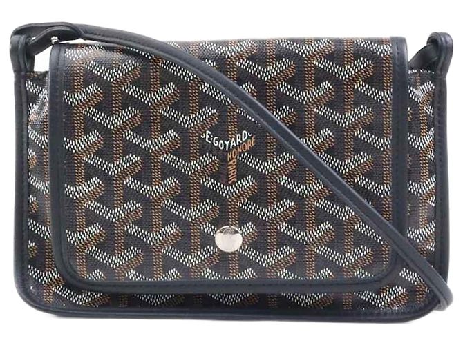 Borsa a spalla Goyard nera Plume Nero