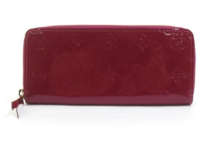 Louis Vuitton Magenta Monogram Vernis Long Wallet