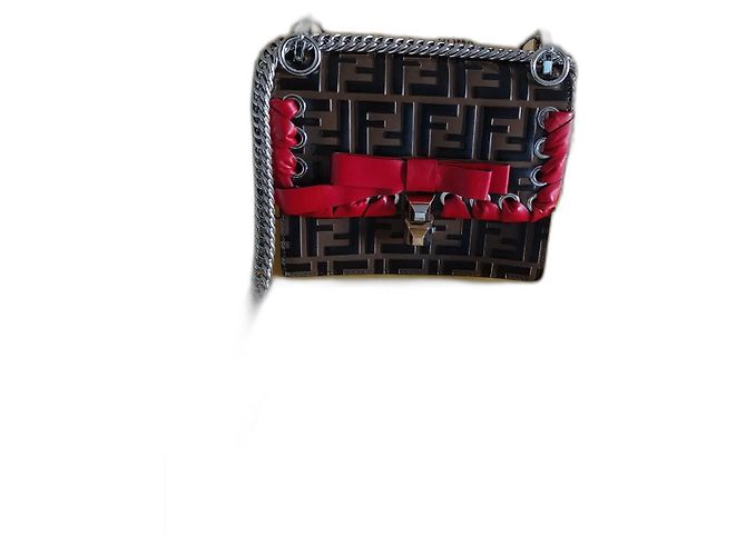 Borsa a mano Fendi College in pelle multicolore