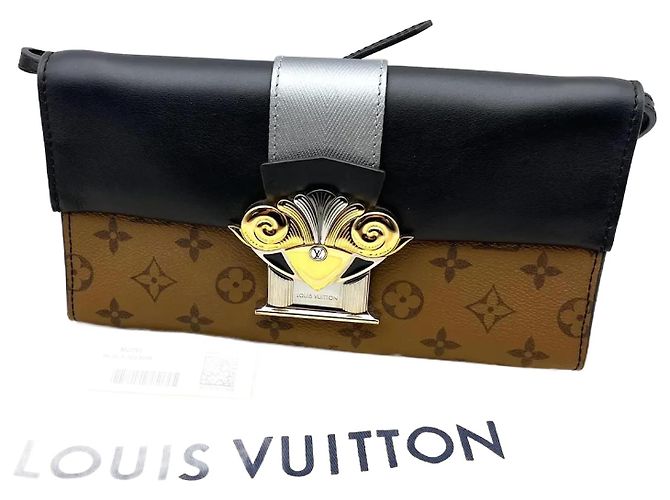 Louis Vuitton Monogram Reverse Canvas Column Marron Noir