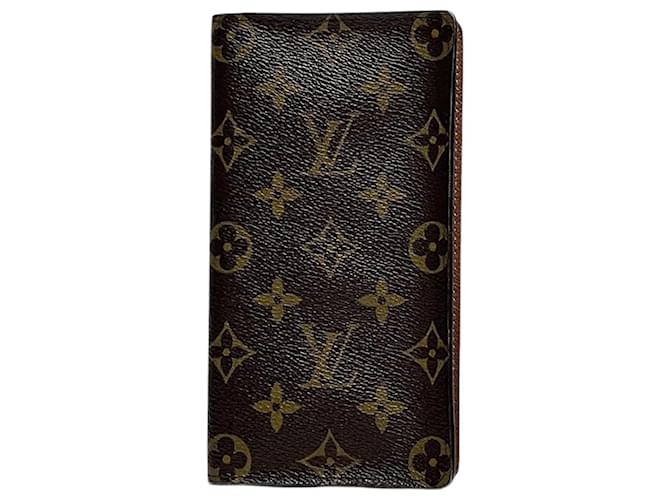 Louis Vuitton Monogram Long Bill Wallet Brown  ref.2020255