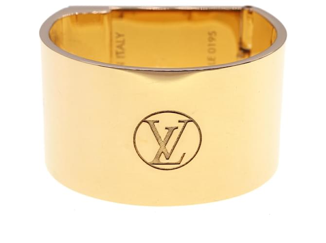 Louis Vuitton Gold Scarf Ring Golden  ref.2020320