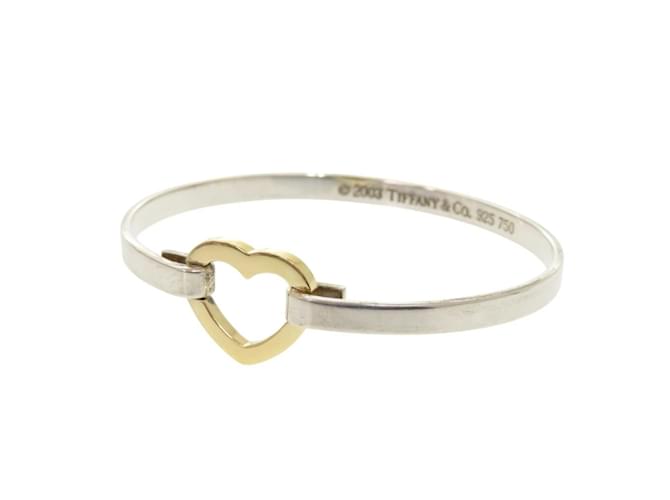 Tiffany & Co Pulseira Tiffany Heart em prata 925 e ouro amarelo  ref.2020450