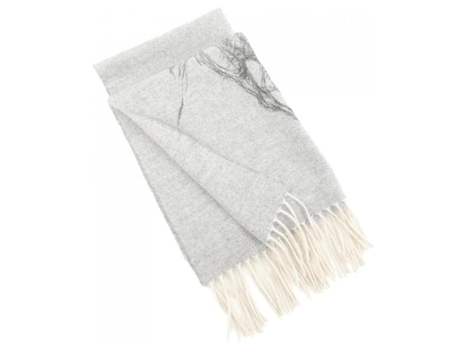 Hermès Écharpe en cachemire Hermes Marron  ref.2020482