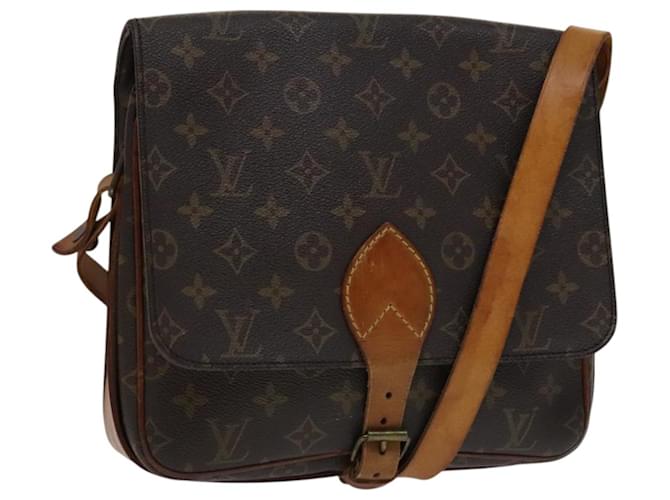 LOUIS VUITTON Monogram Cartouchiere GM Shoulder Bag M51252 LV Auth 112803 Cloth  ref.2020775