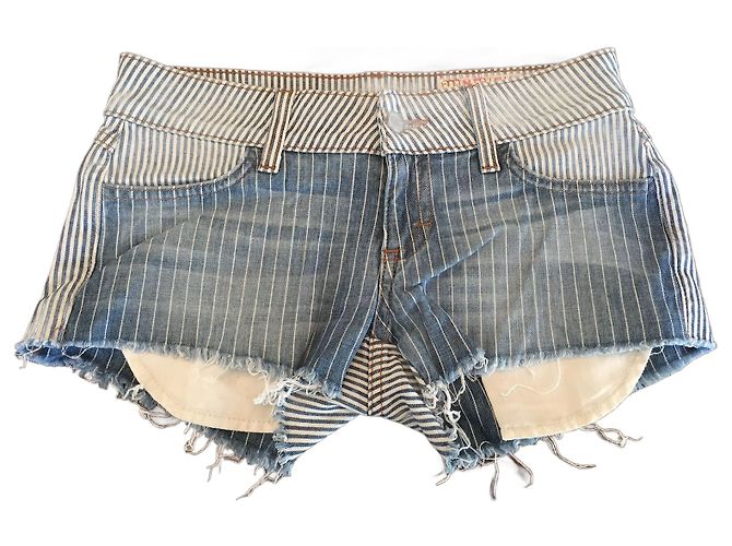 Autre Marque Short Siwy T.24 Azul