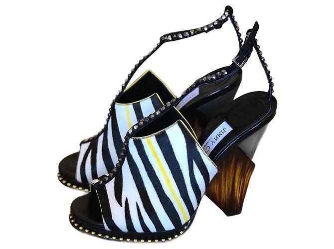 Sandales Jimmy Choo T.39,5 Neuves Multicolore