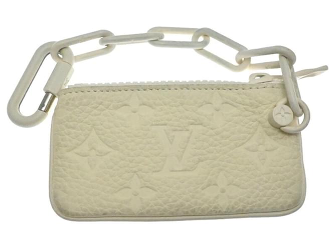 Louis Vuitton Key Pouch White Cloth  ref.2021308