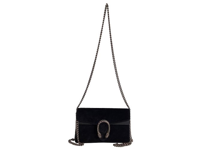 Sac à épaule Gucci Mini Dionysus en daim noir