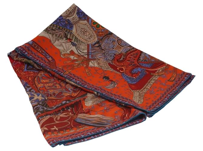 Hermès Carré 140 Multiple colors Cashmere  ref.2021934