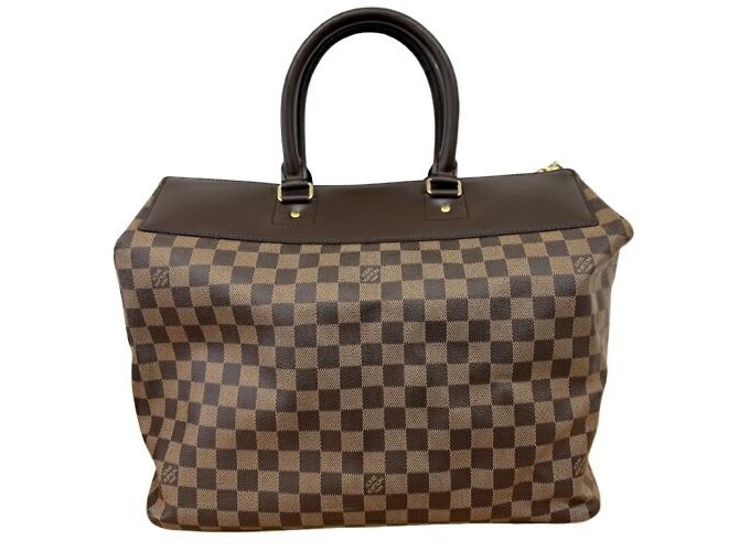 Borsa Louis Vuitton Greenwich PM Damier Ebano Marrone