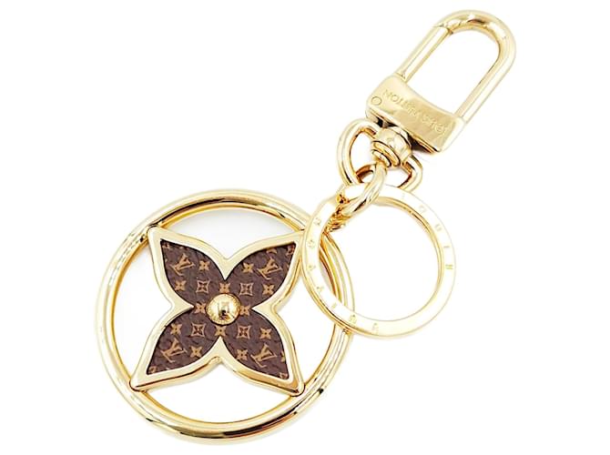 Louis Vuitton Porte-Clé LV Treasured Handbag Charm Brown Golden Patent leather Metal  ref.2022638