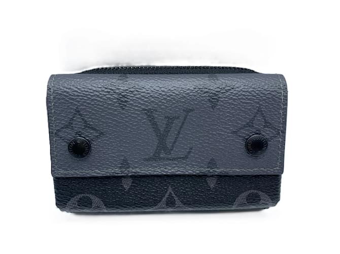 Louis Vuitton Monogram Eclipse Zippy Organizer Compact Wallet Cloth  ref.2022832