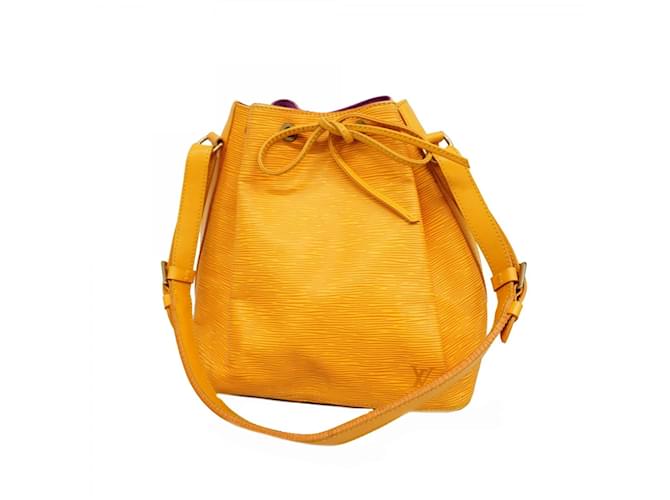 Louis Vuitton Epi Petit Noe Shoulder Bag Yellow  ref.2022867