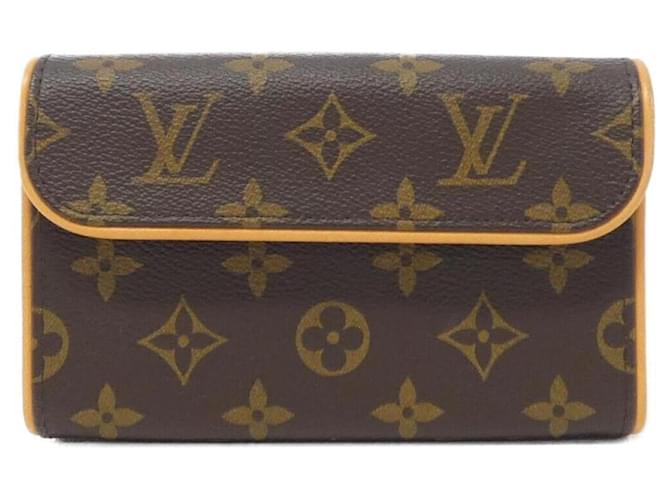 Louis Vuitton Florentine Brown Cloth  ref.2023146