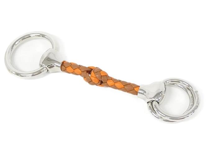 Hermès Hermes Mall Tresse 603353S Scarf Ring Golden Orange  ref.2023297