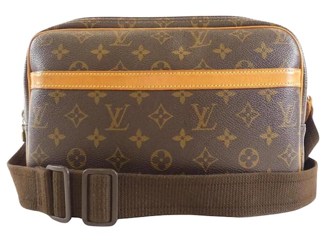 Louis Vuitton Reporter pm Brown Cloth  ref.2023333