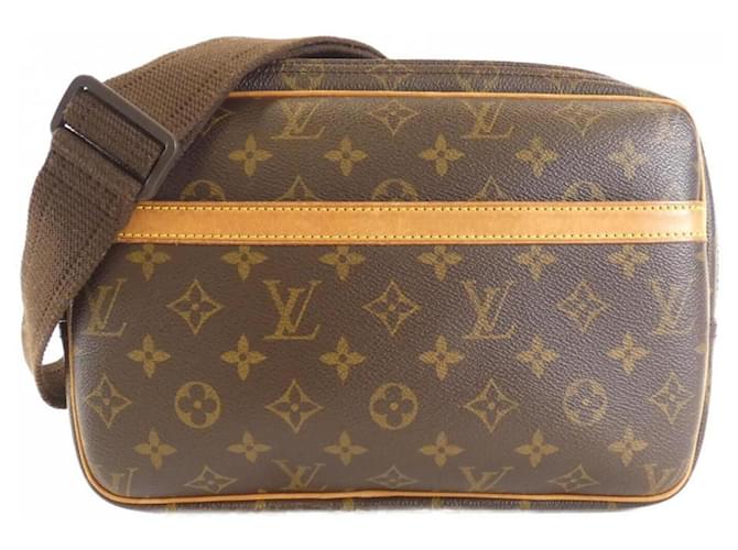 Louis Vuitton Reporter pm Brown Cloth  ref.2023789