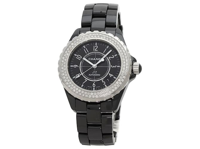 Chanel H0950 J12 38mm Double Diamond Bezel Watch  ref.2024034