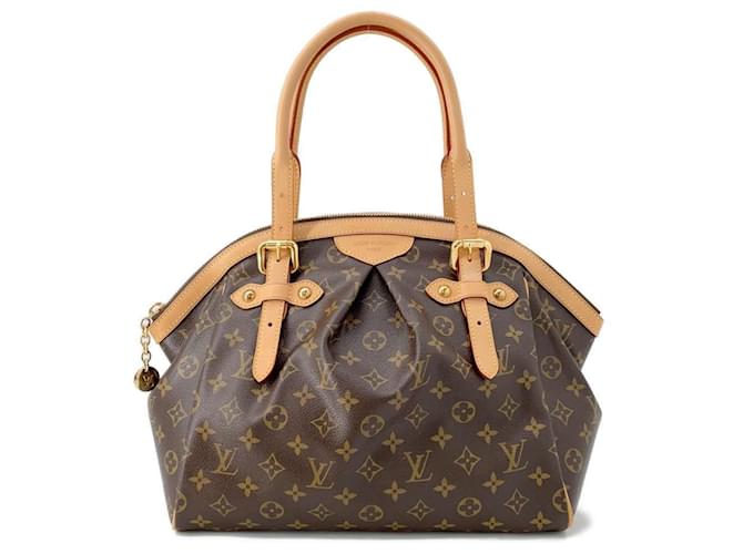 Louis Vuitton Monogram Tivoli GM Handbag Brown Patent leather  ref.2024076
