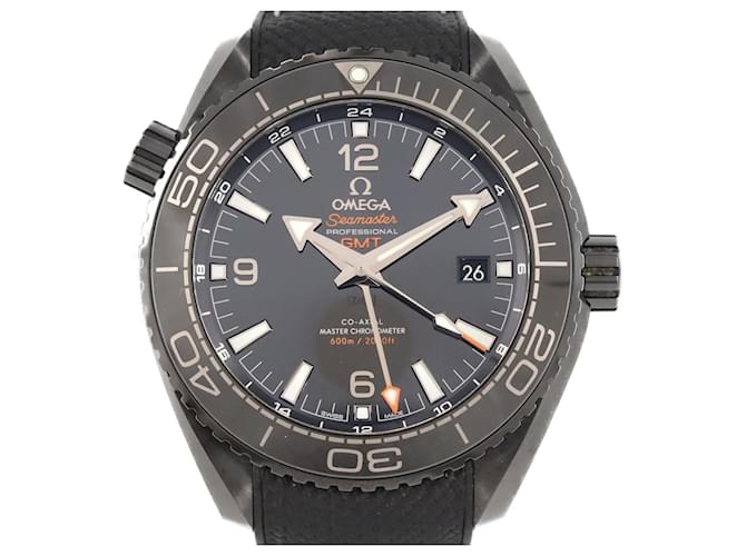 Omega Seamaster Planet Ocean Deep Black GMT Wristwatch  ref.2024147