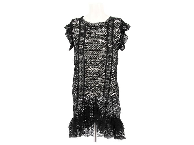 ISABEL MARANT Vestidos T.0-5 1 Algodón Negro