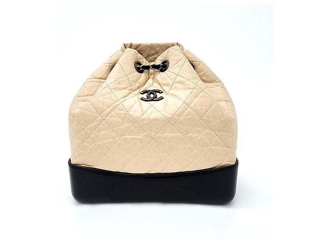 Chanel Gabrielle Backpack Small  Brown