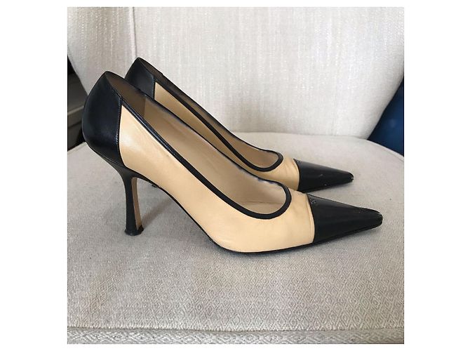 CHANEL Absätze T.EU 36.5 Leder Beige