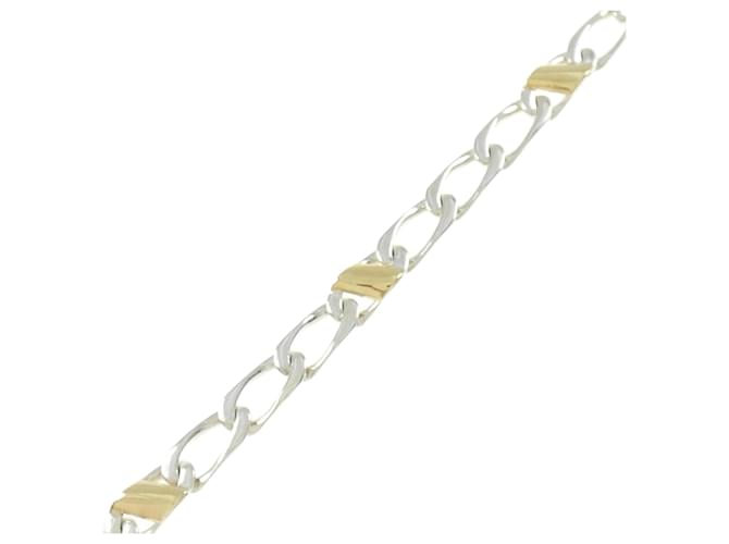 Tiffany & Co Pulseira charm Tiffany 925 750YG Prata Ouro amarelo  ref.2026844