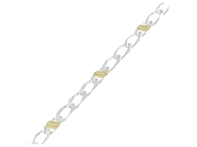 Tiffany & Co Pulseira charm Tiffany 925 750YG Prata Ouro amarelo  ref.2026979